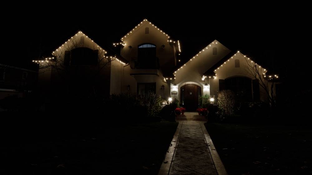 Christmas,Night,Lights,Decorating,House